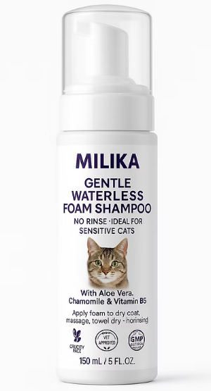 Milika Kedi Köpük Şampuan